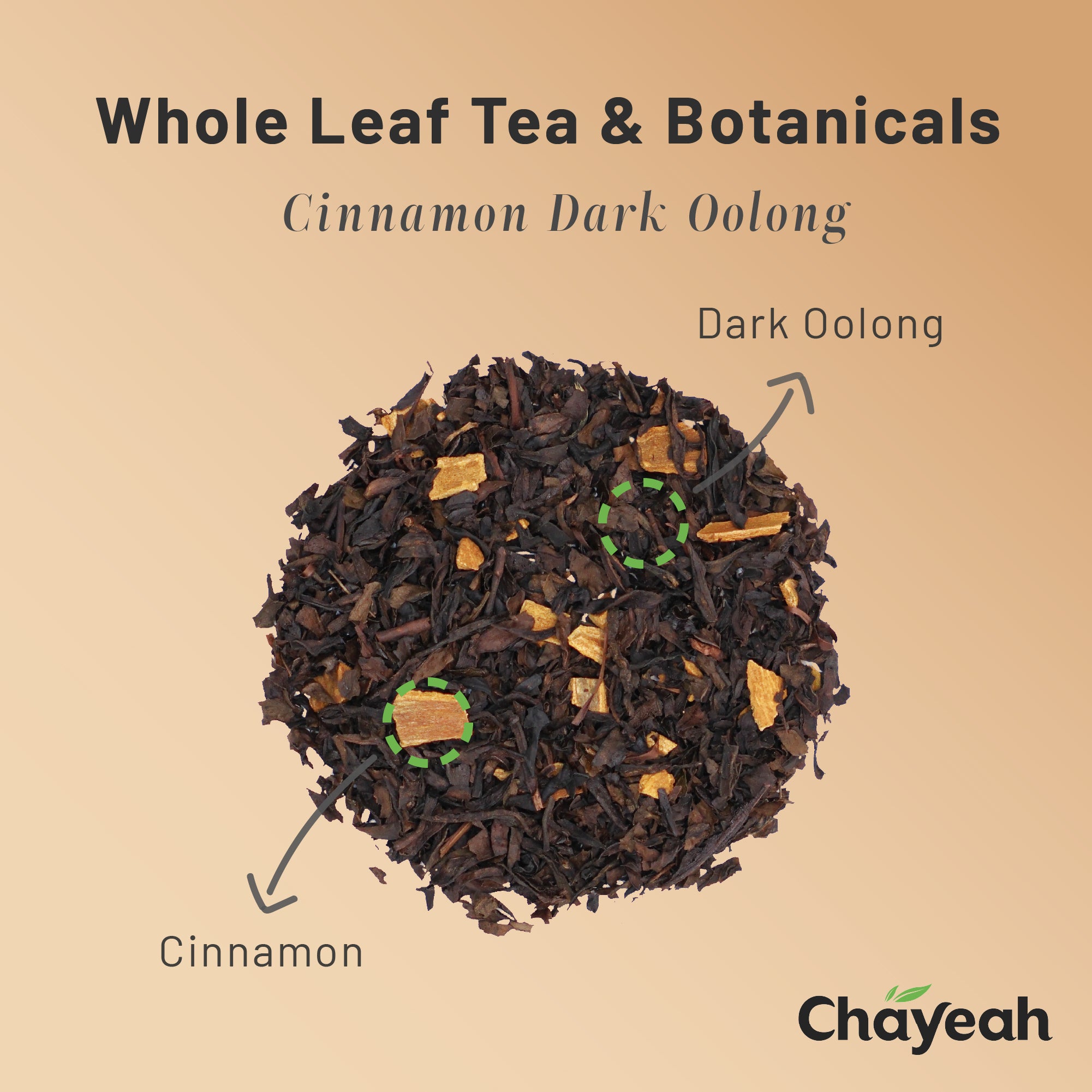 Cinnamon Dark Oolong (30 Count, Tin)