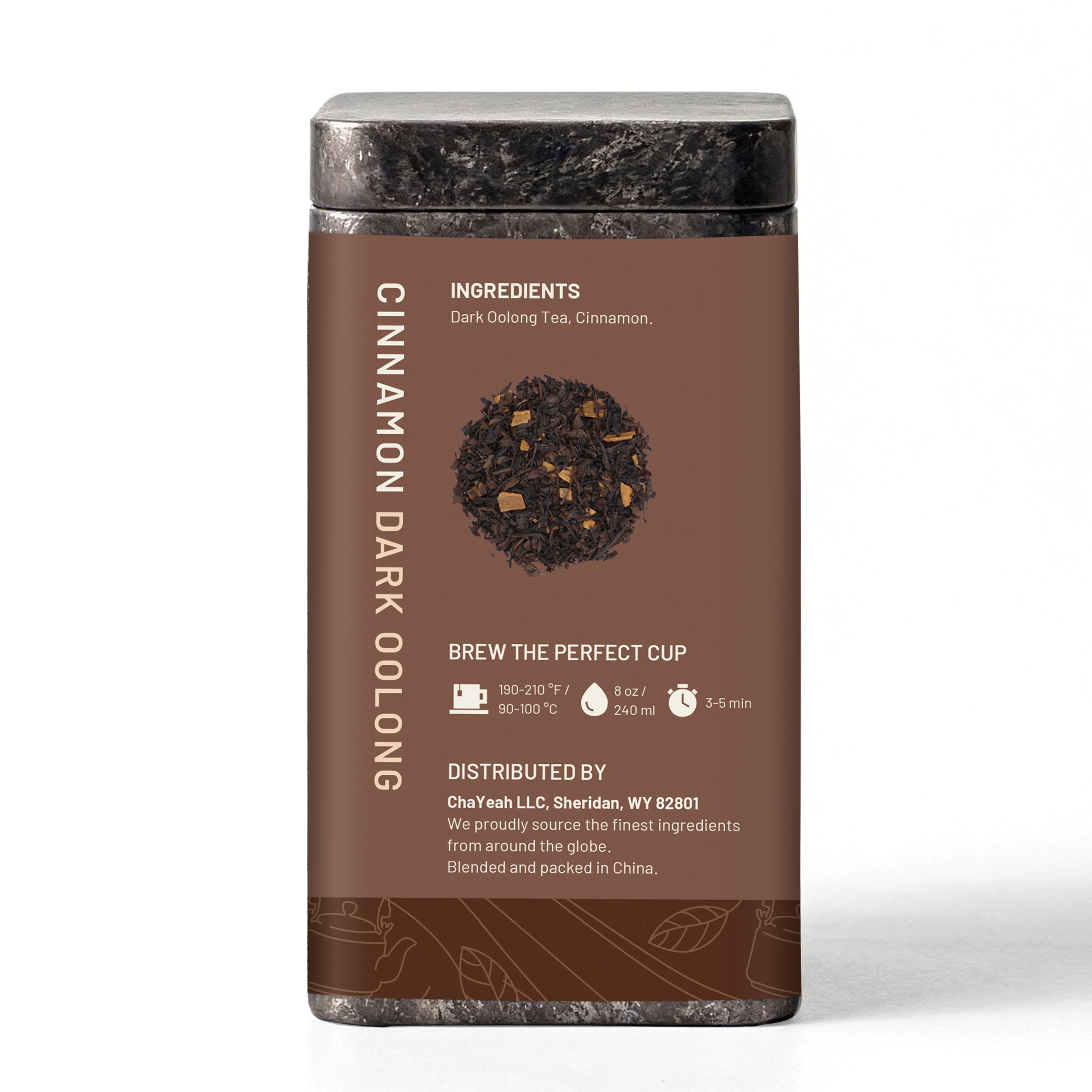 Cinnamon Dark Oolong (30 Count, Tin)