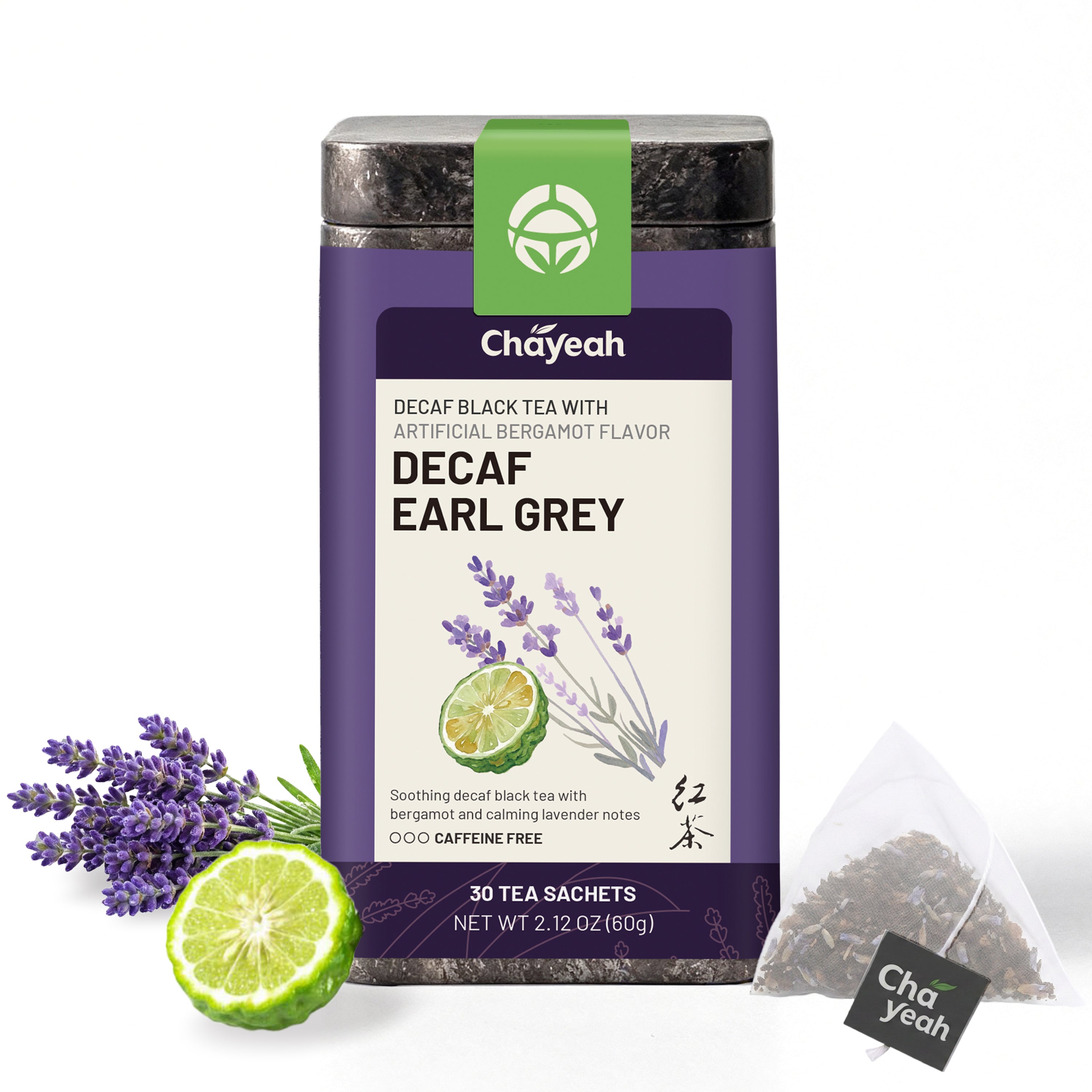 Decaf Earl Grey (30 Count, Tin)