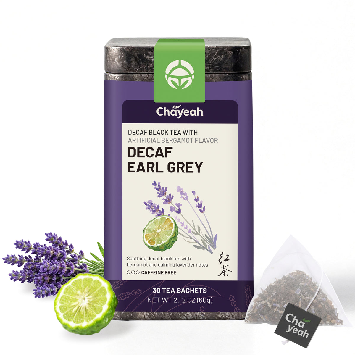 Decaf Earl Grey (30 Count, Tin)