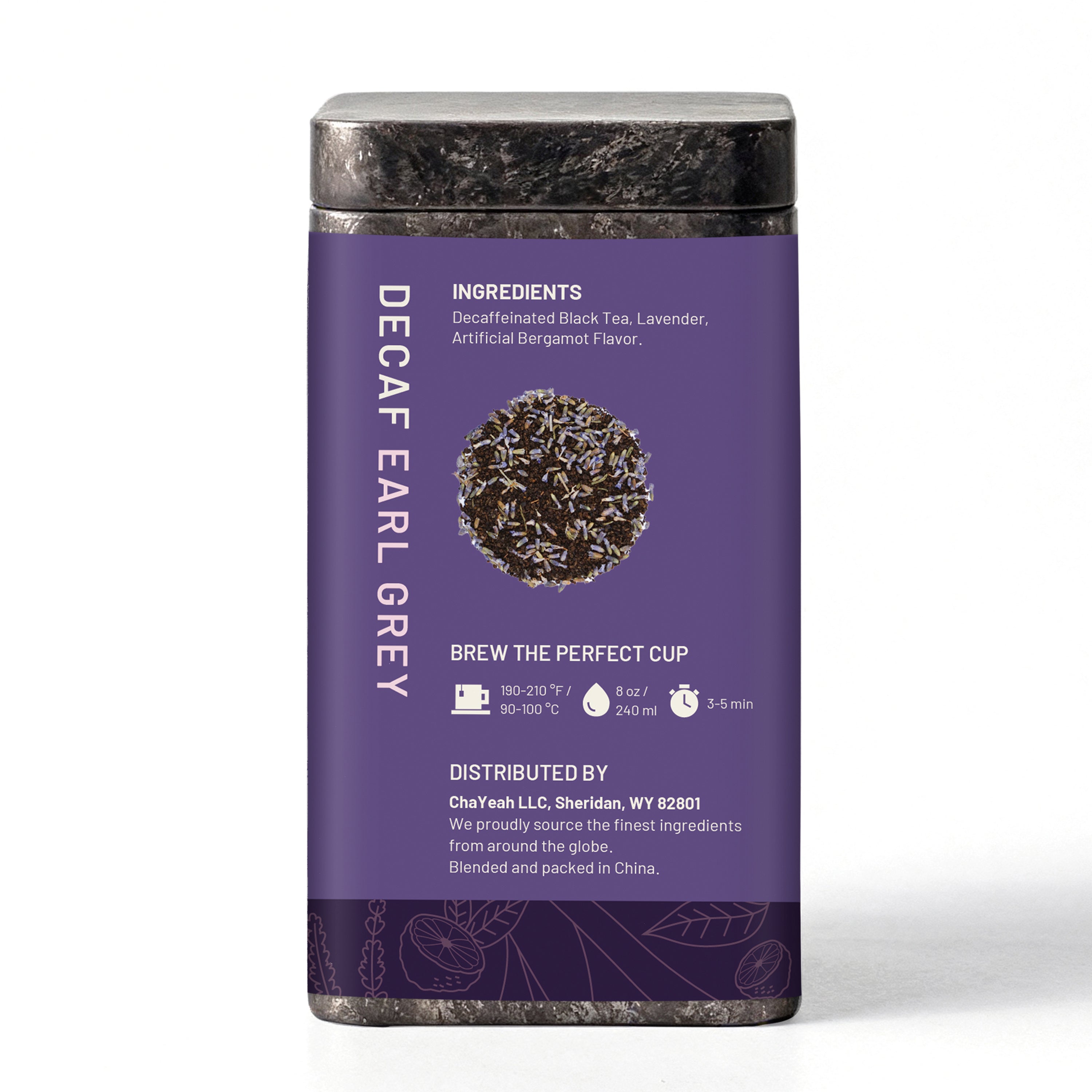 Decaf Earl Grey (30 Count, Tin)
