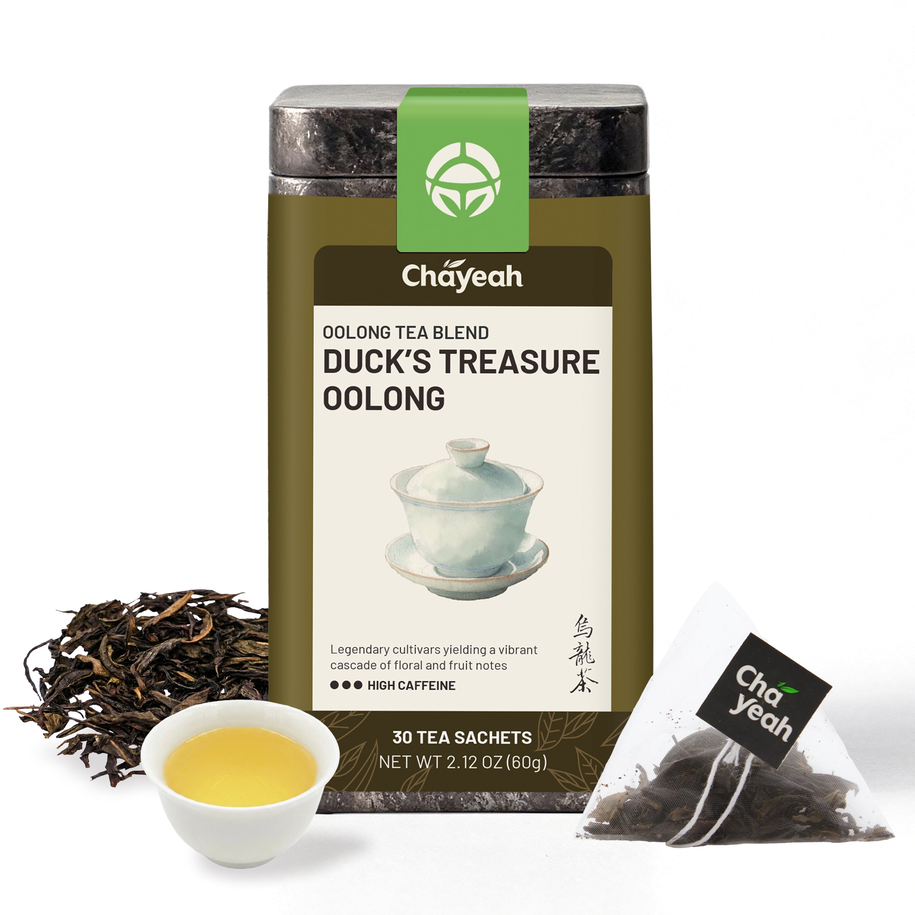 Duck's Treasure Oolong (30 Count, Tin)