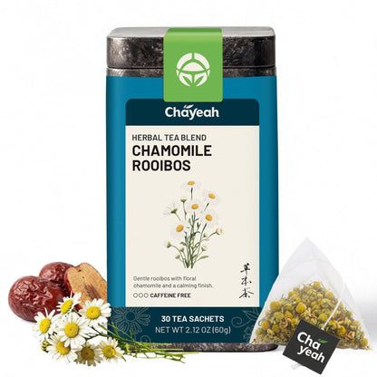 Chamomile Rooibos (30 Count, Tin) - ChaYeah
