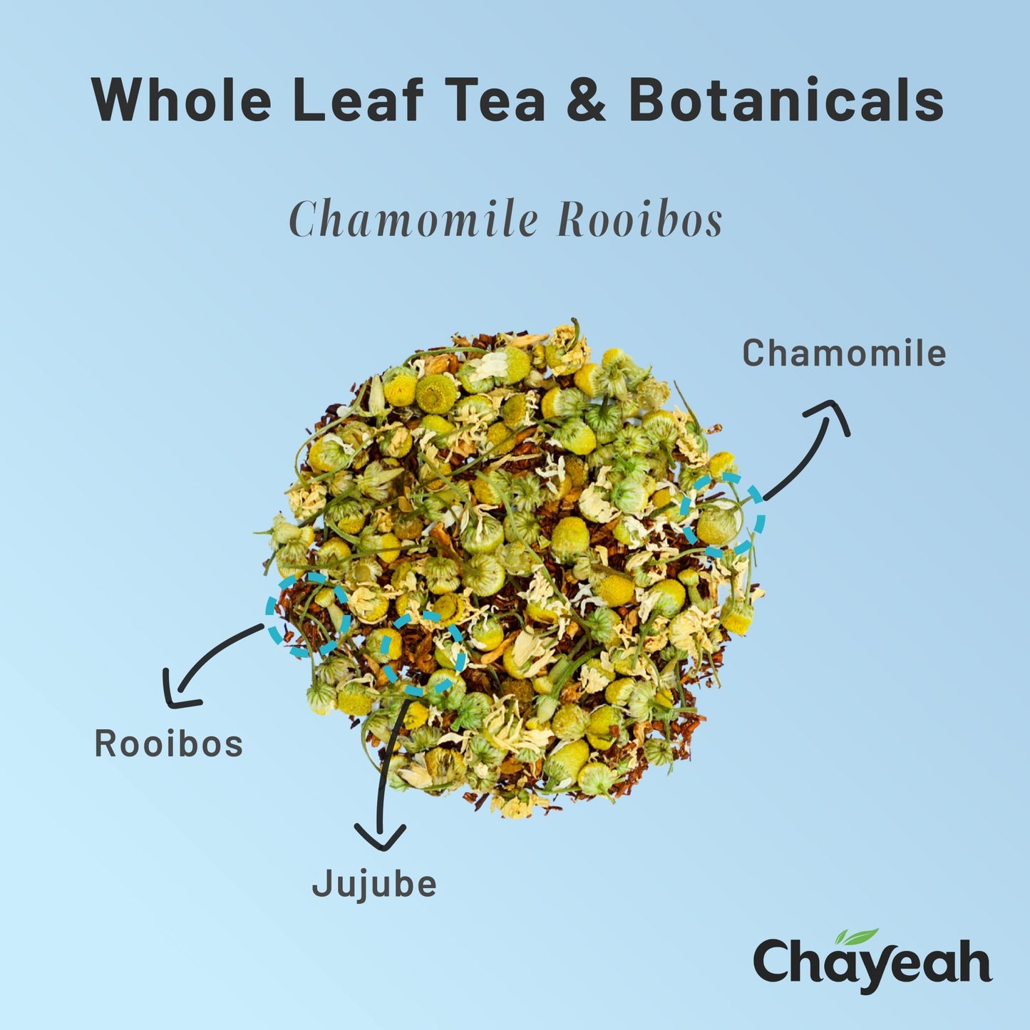 Chamomile Rooibos (30 Count, Tin) - ChaYeah