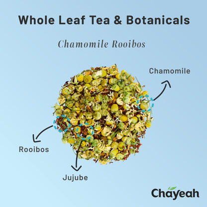 Chamomile Rooibos (30 Count, Tin) - ChaYeah