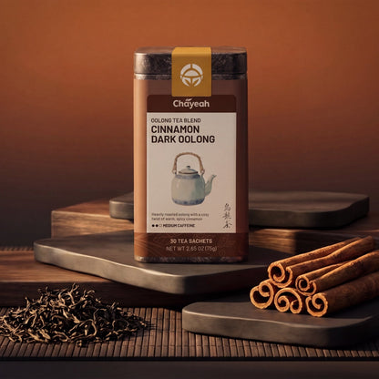 Cinnamon Dark Oolong (30 Count, Tin) - ChaYeah