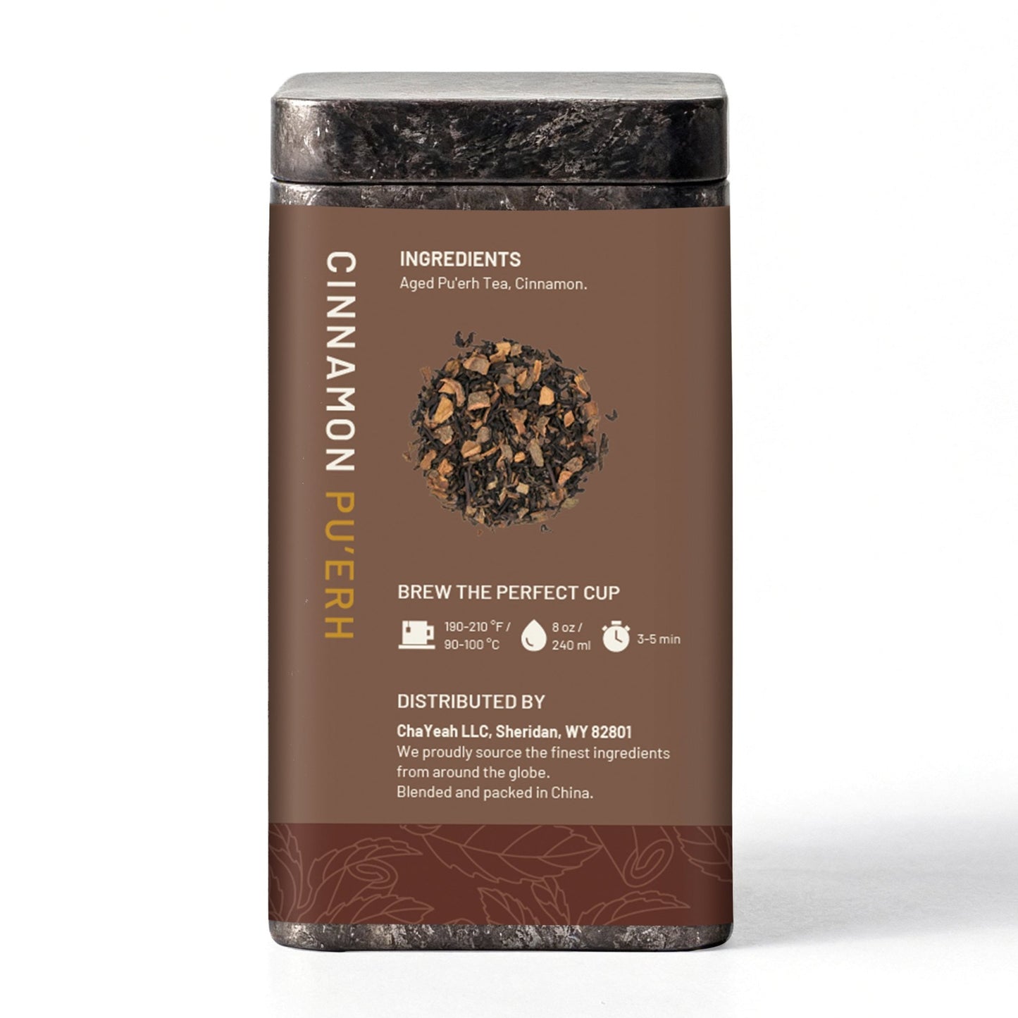 Cinnamon Pu'erh (30 Count, Tin) - ChaYeah