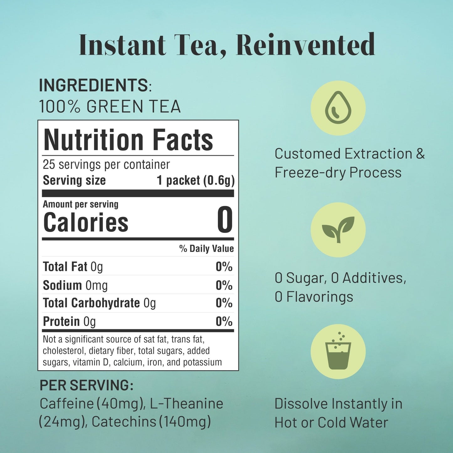 Craft Instant Green Tea - ChaYeah