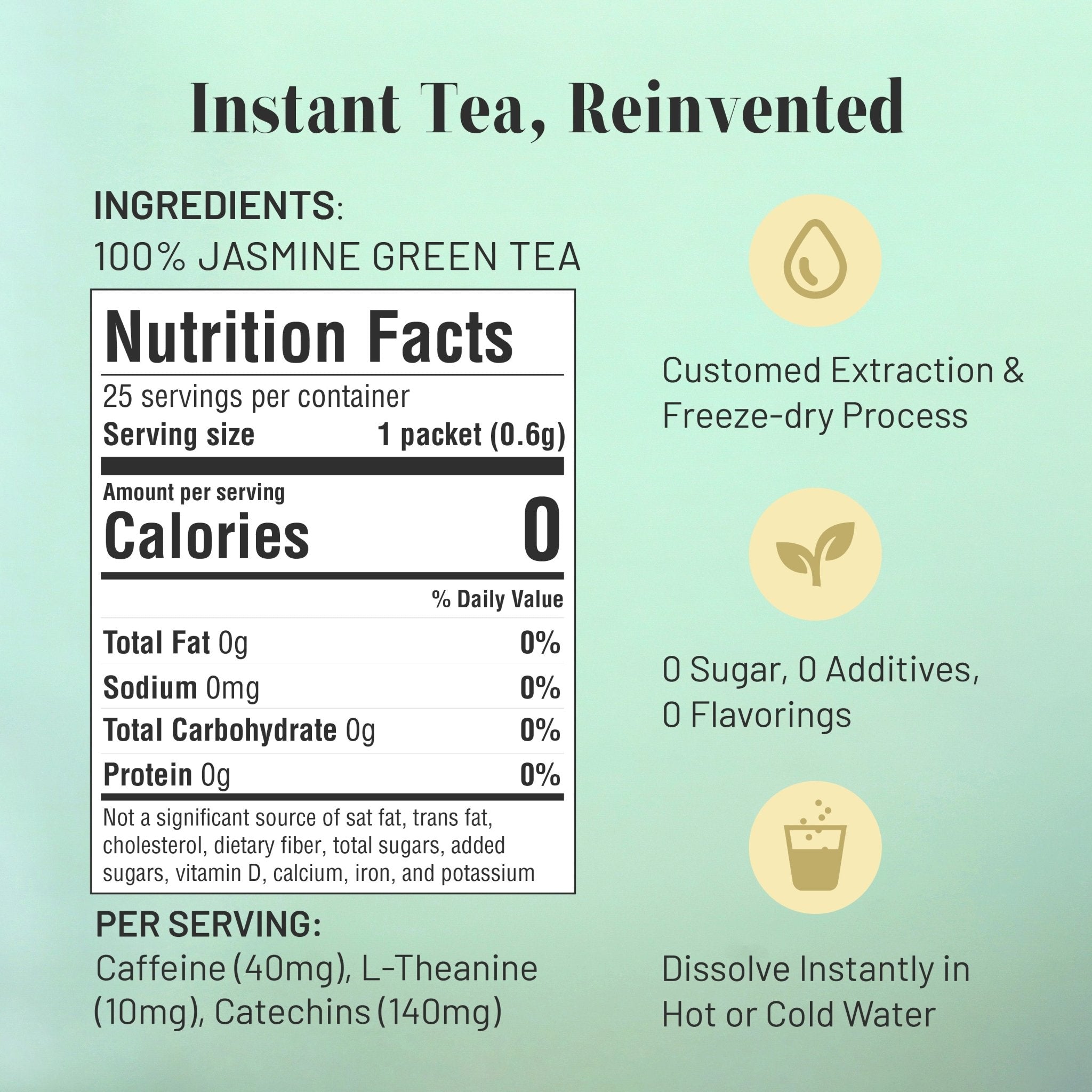 Craft Instant Jasmine Tea - ChaYeah