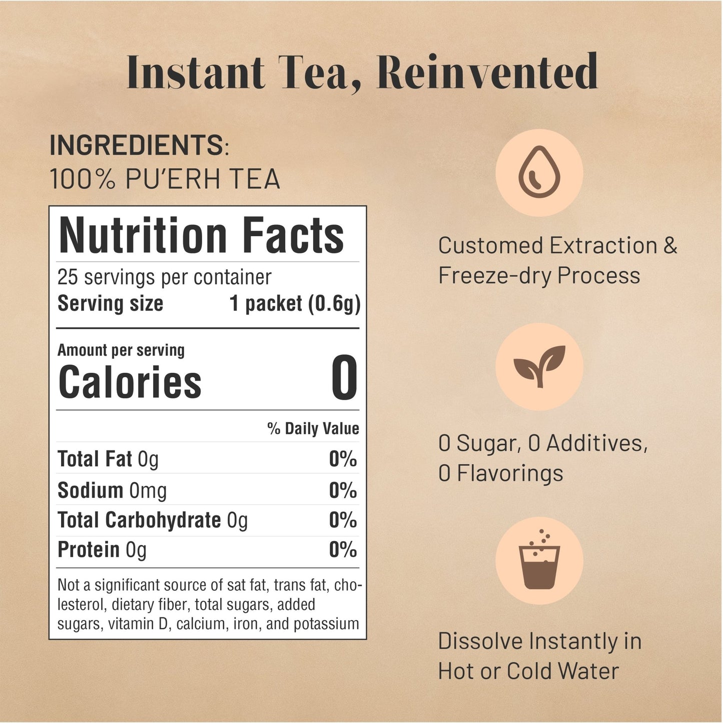 Craft Instant Pu'erh Tea - ChaYeah