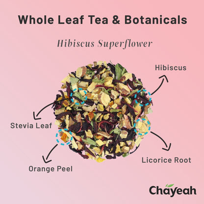 Hibiscus Superflower (30 Count, Tin) - ChaYeah