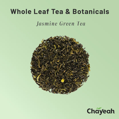 Jasmine Green Tea (30 Count, Tin) - ChaYeah