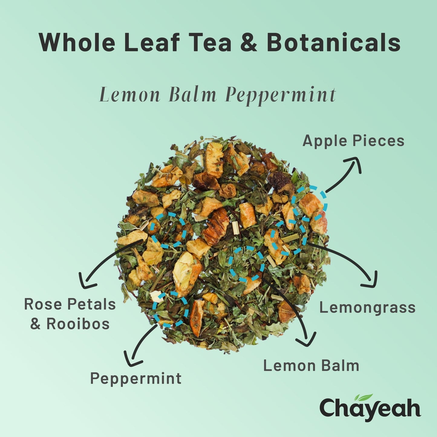 Lemon Balm Peppermint (28 Count, Tin) - ChaYeah