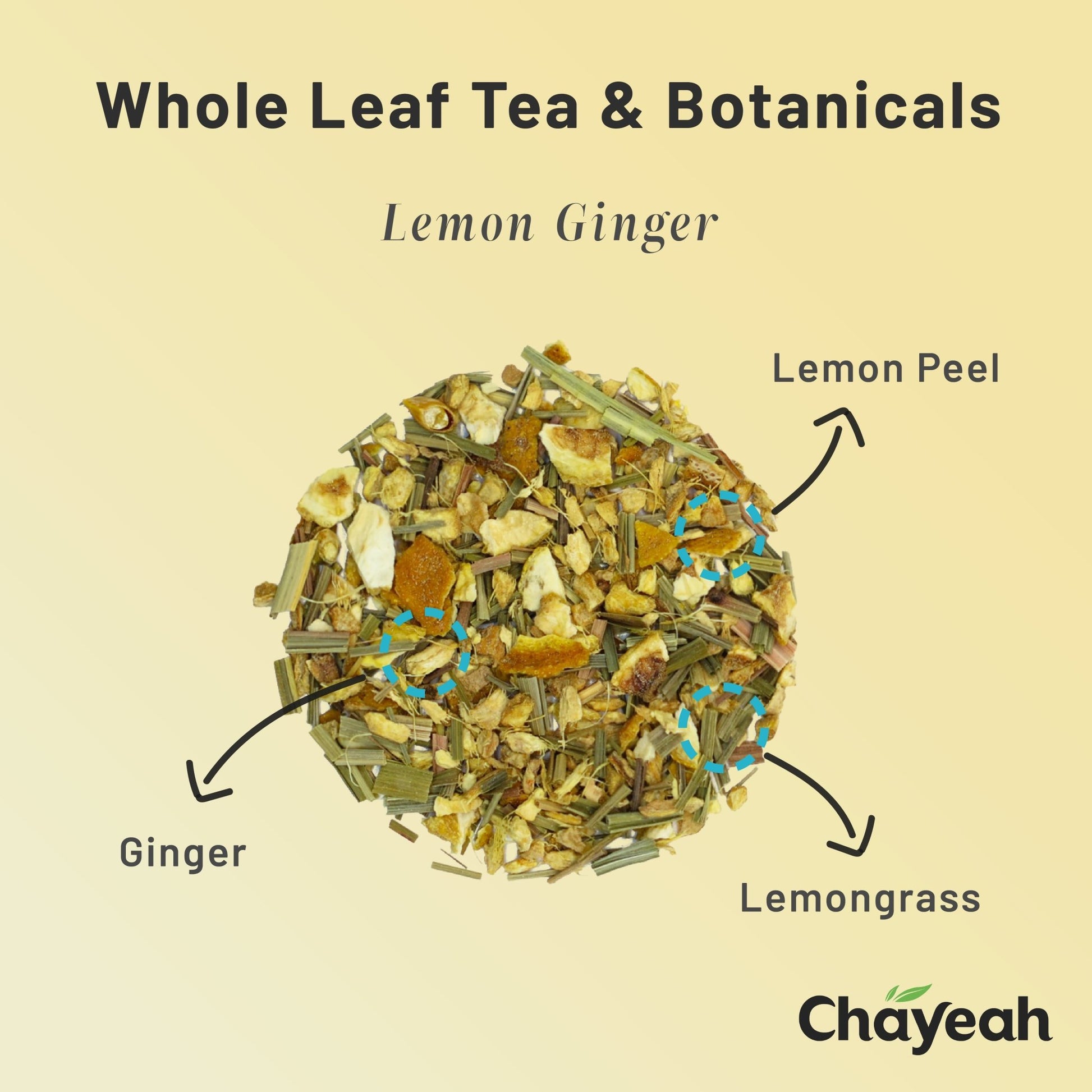 Lemon Ginger (30 Count, Tin) - ChaYeah