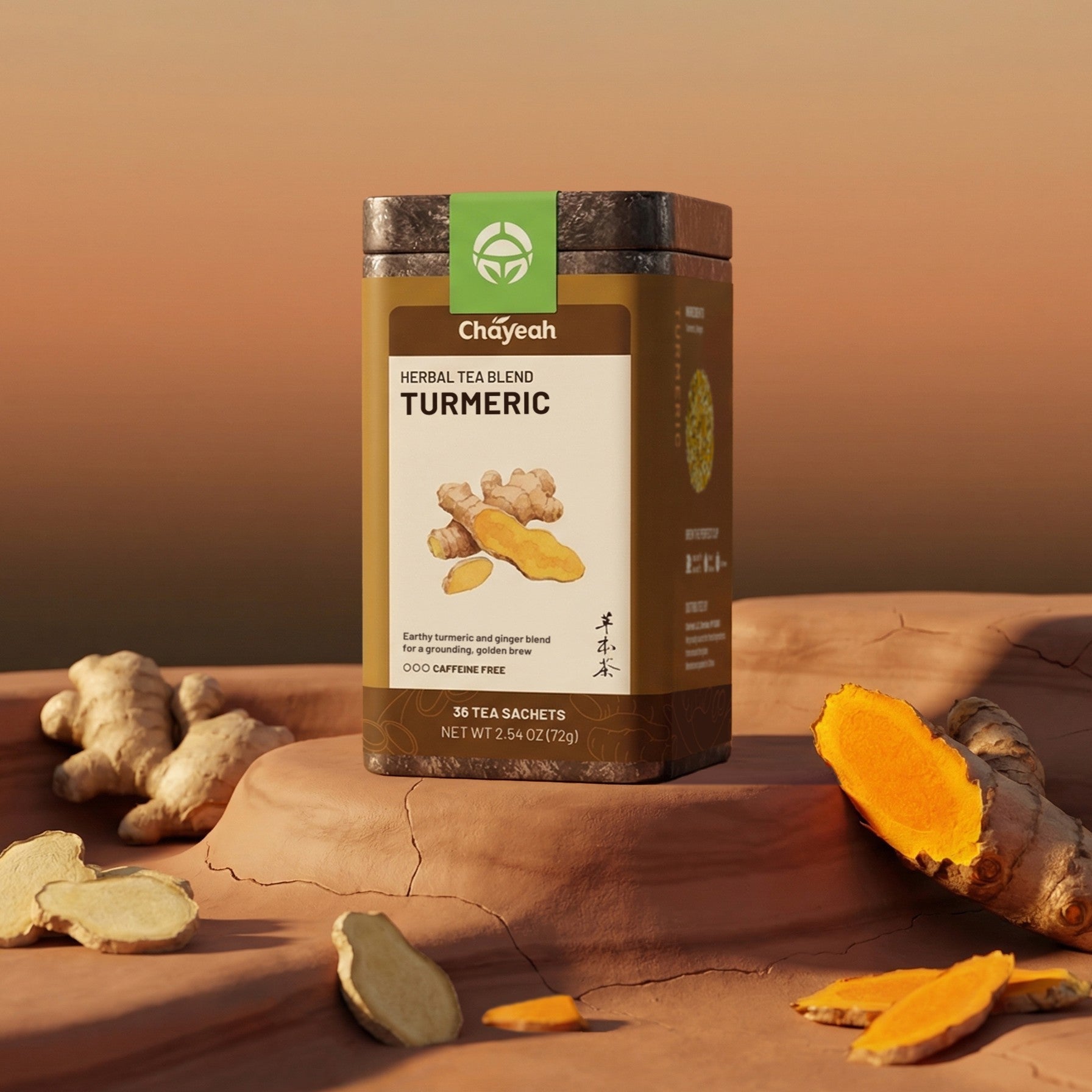 Turmeric (36 Count, Tin) - ChaYeah